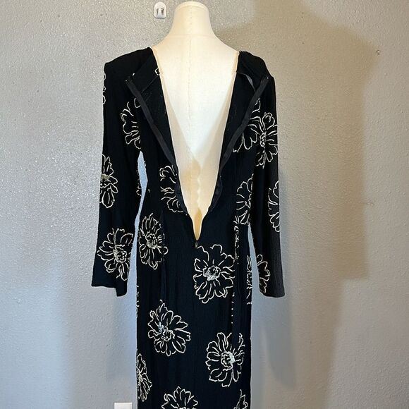 Vintage Coqueta midi dress size L - Picture 8 of 11